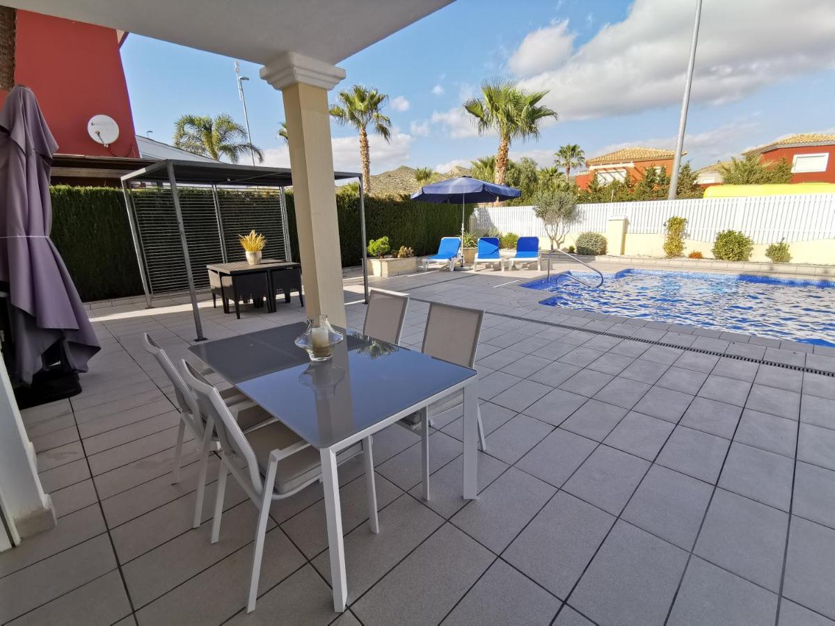 VILLA DE LUJO CON PISCINA PRIVADA, JACUZZI y BARBACOA Murcia Exterior foto
